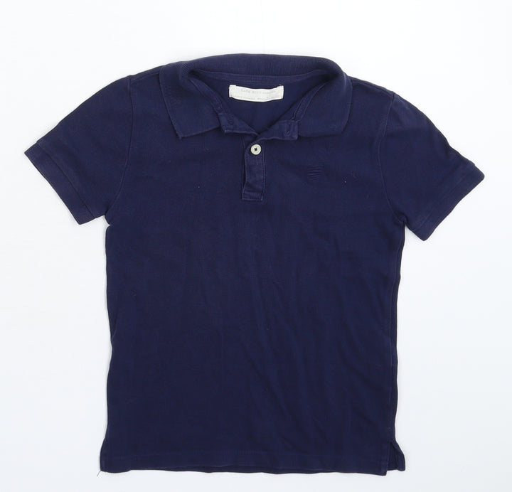 Zara Boys Blue   Basic Polo Size 7 Years