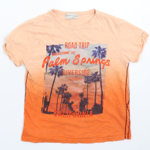 Zara Boys Multicoloured   Basic T-Shirt Size 7 Years