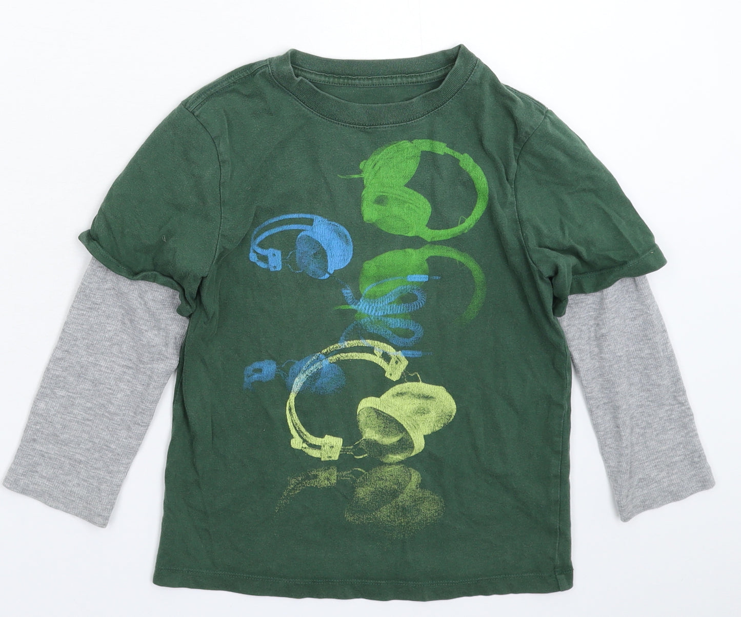 Gap Boys Green   Basic T-Shirt Size 4-5 Years