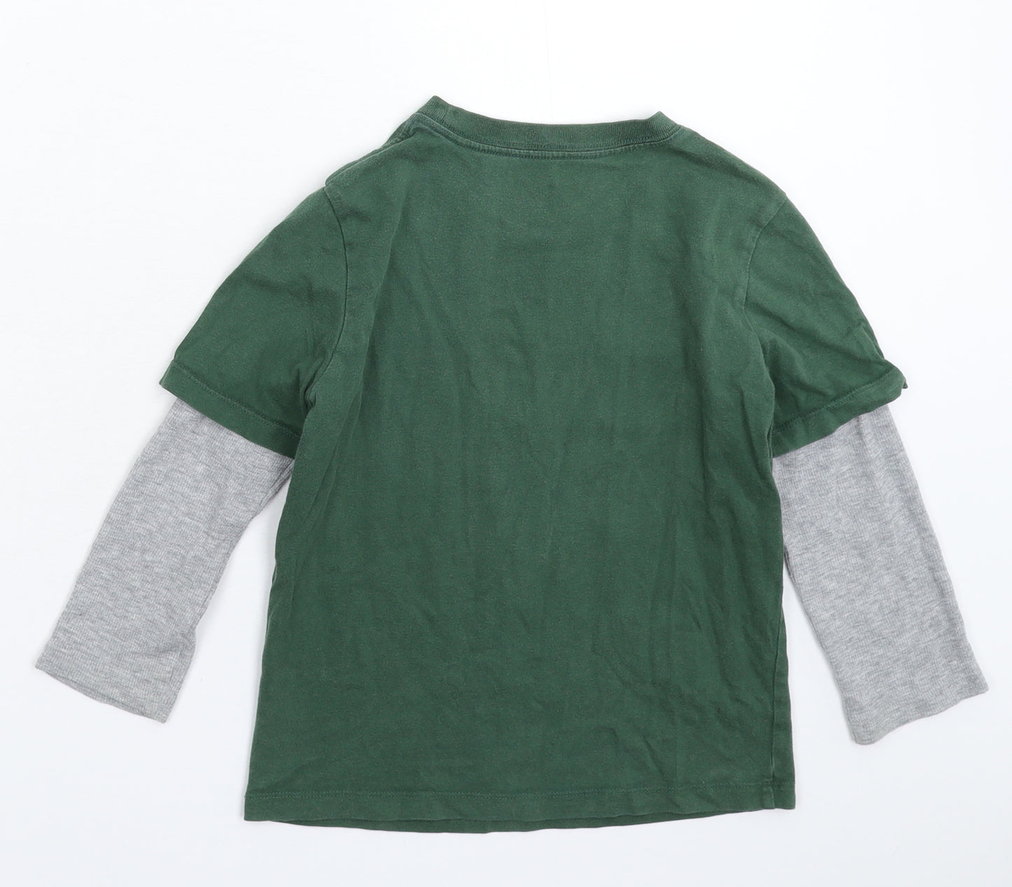 Gap Boys Green   Basic T-Shirt Size 4-5 Years