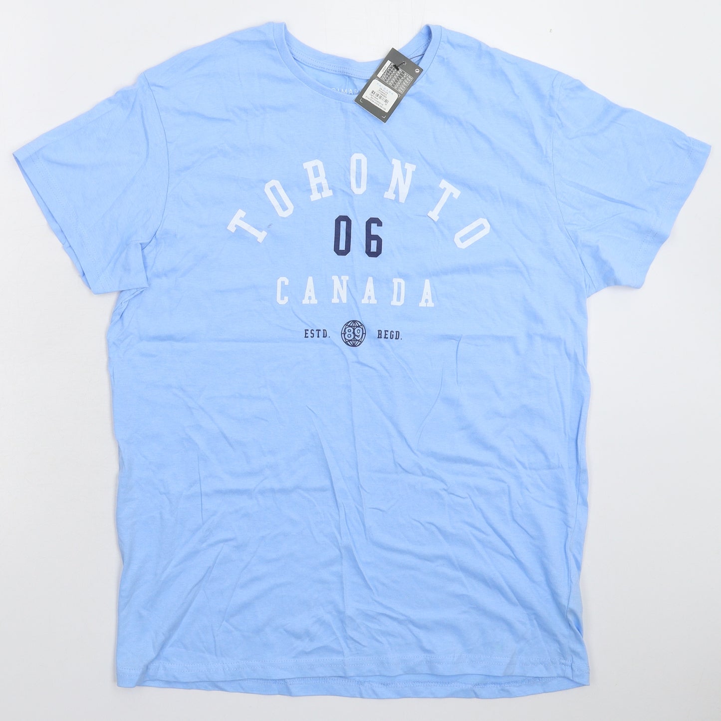 Primark Mens Blue    T-Shirt Size M