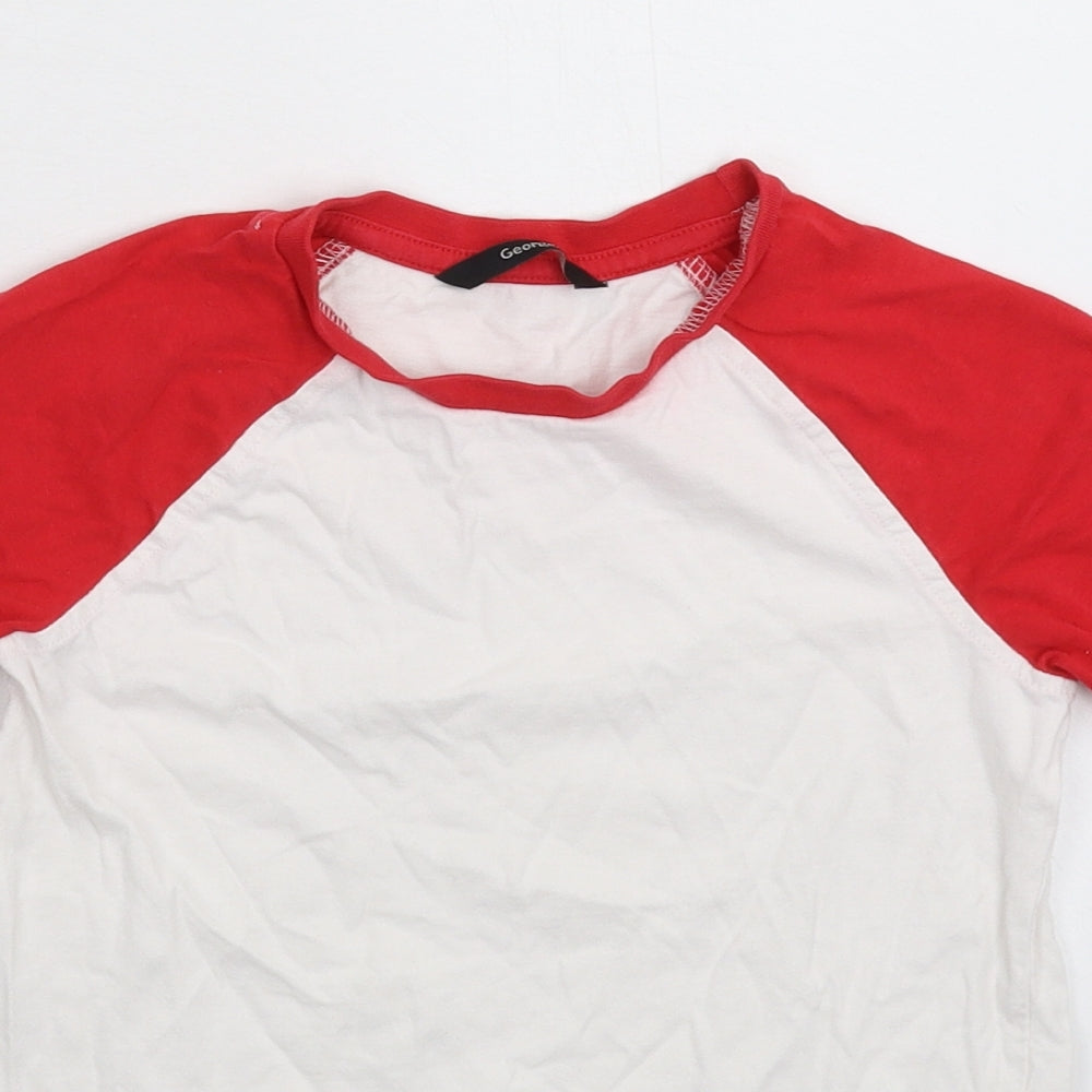 George Boys Multicoloured   Basic T-Shirt Size 8-9 Years