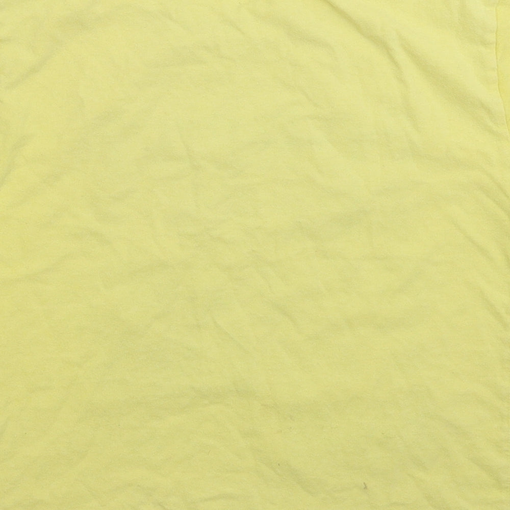 Zara Boys Yellow   Basic T-Shirt Size 9 Years