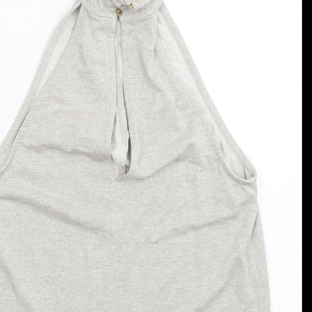 NEXT Womens Silver   Basic Tank Size 8