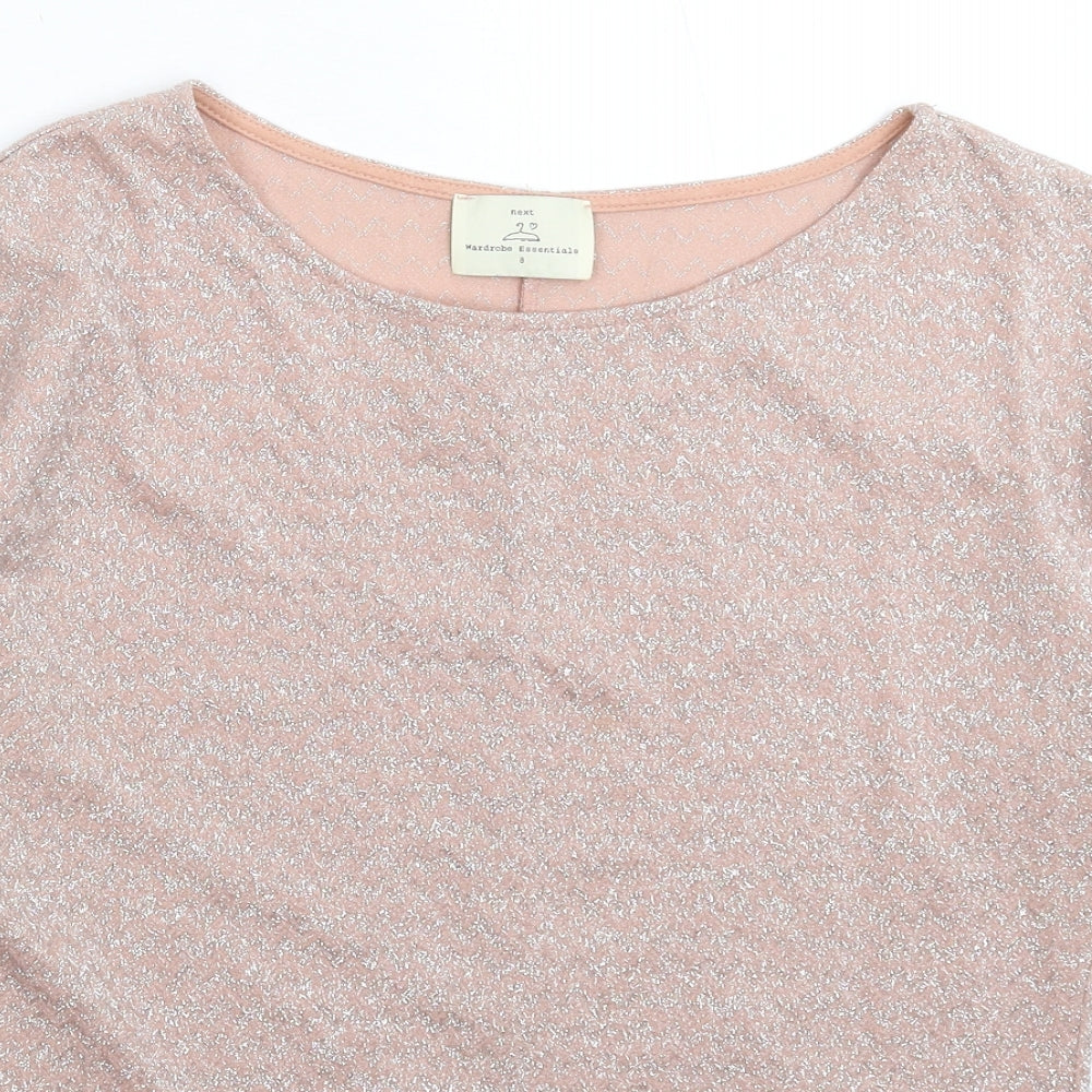 NEXT Womens Pink   Basic T-Shirt Size 8
