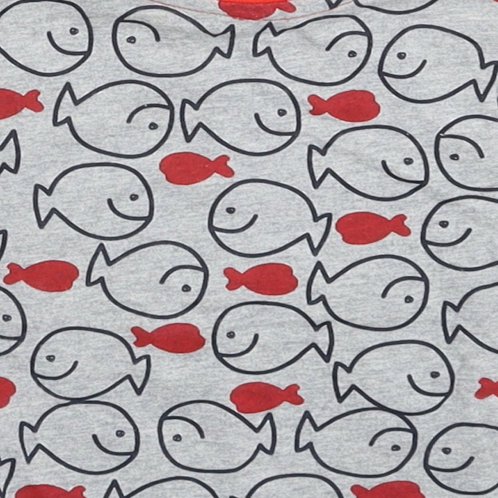 Miobic Baby Grey   Basic T-Shirt Size 6-9 Months