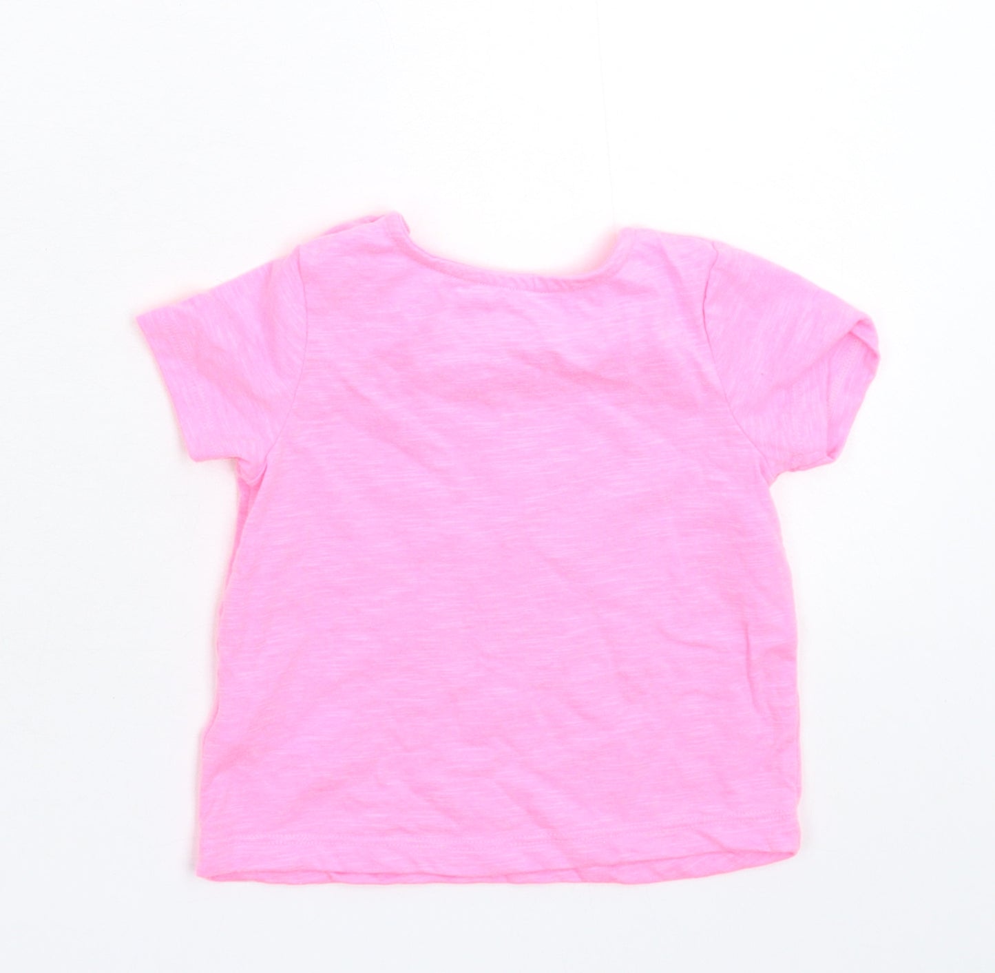 F&F Girls Pink   Basic T-Shirt Size 6-9 Months