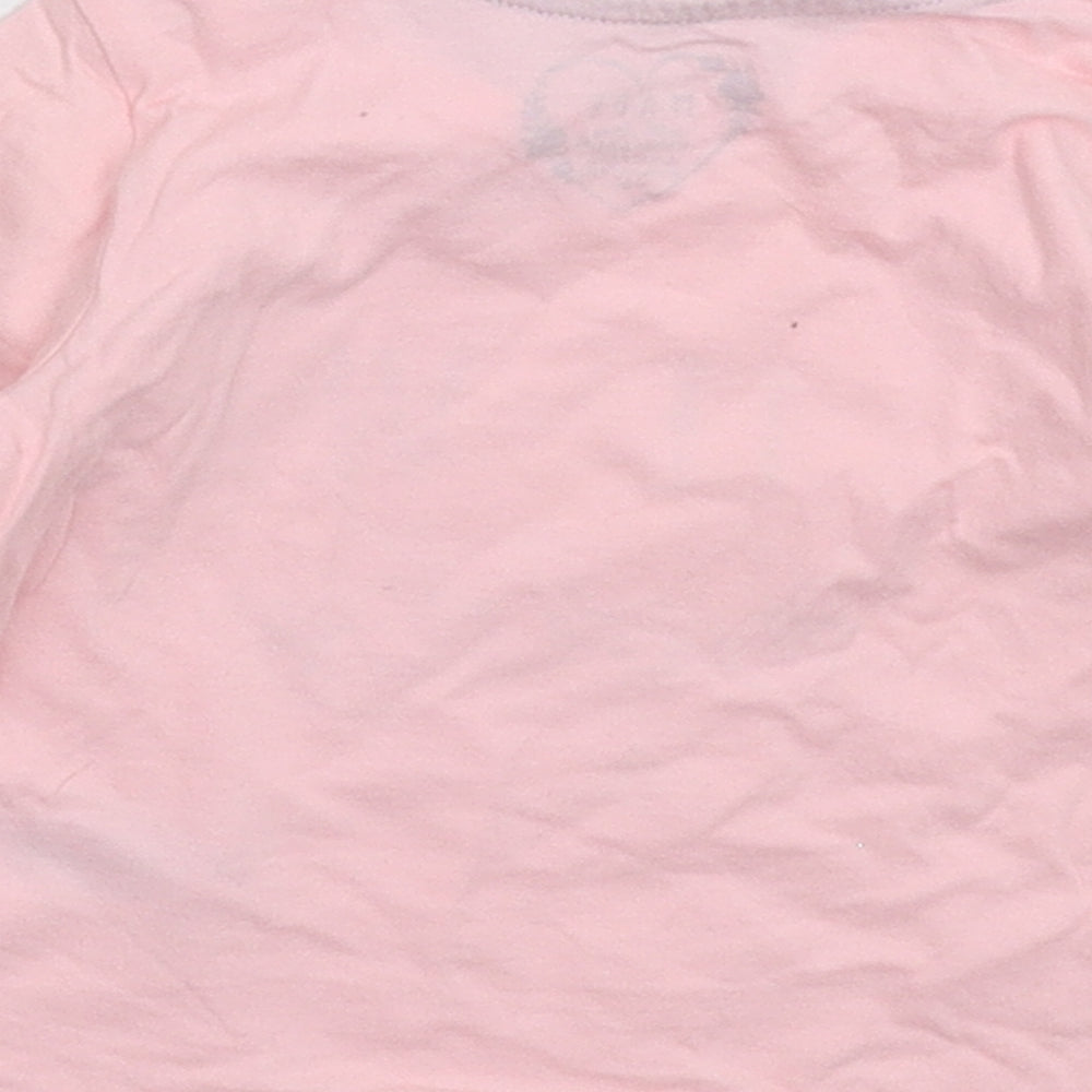Primark Girls Pink   Basic T-Shirt Size 6-9 Months