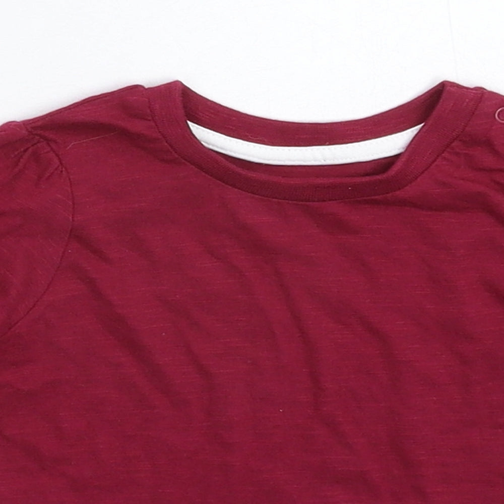 Primark Girls Purple   Basic T-Shirt Size 3-6 Months