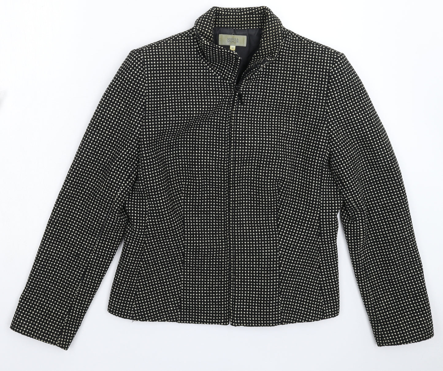 Marks and Spencer Womens Black   Jacket Blazer Size 12