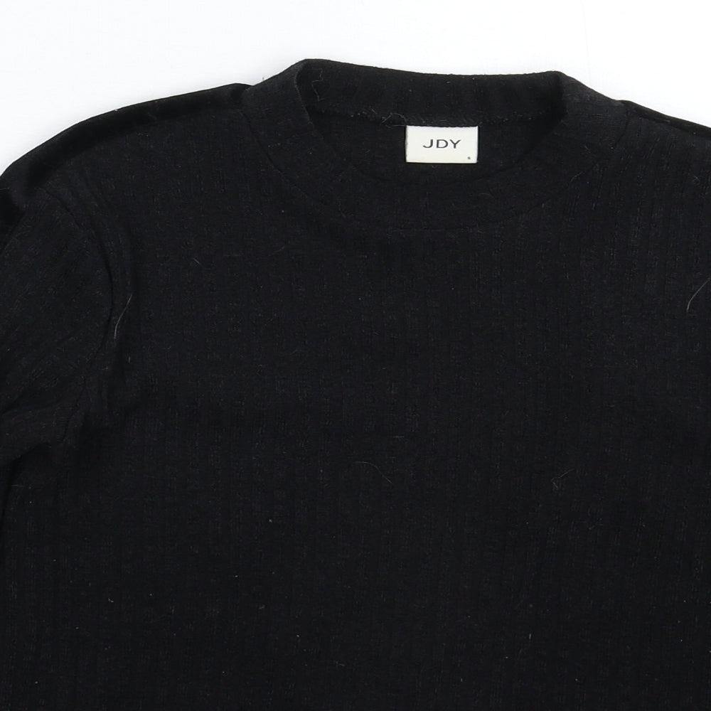 JDY Womens Black  Knit Pullover Jumper Size S