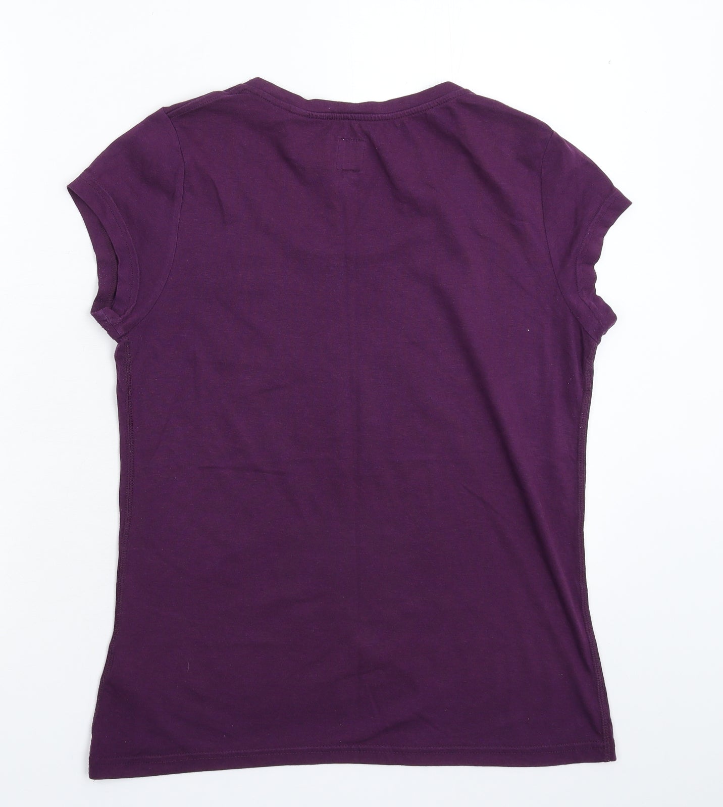 Jack Wills Womens Purple   Basic T-Shirt Size 8