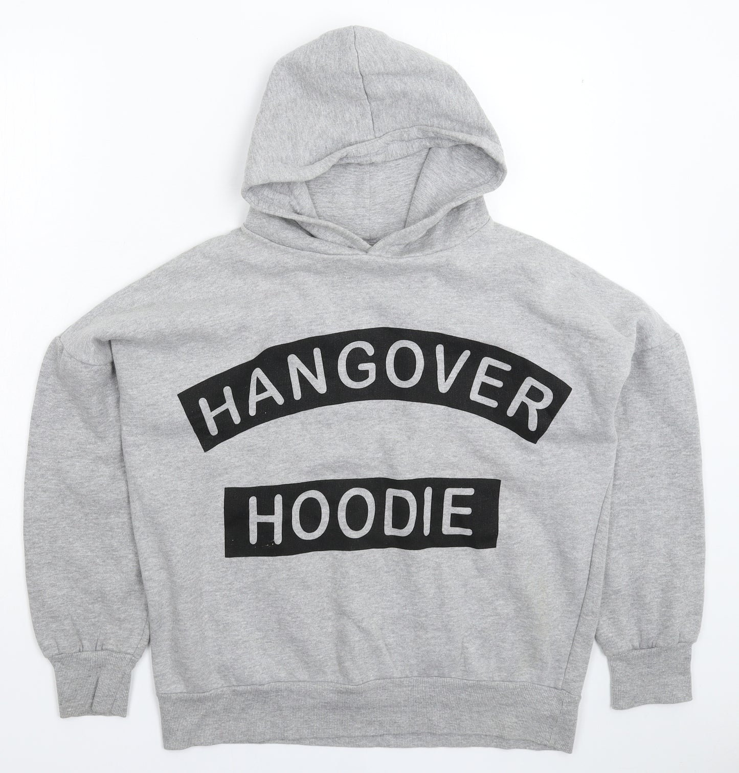 Hangover Hoodie Womens Grey   Pullover Hoodie Size 14