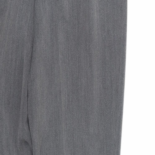 bm Collection Womens Grey   Trousers  Size 12 L22 in