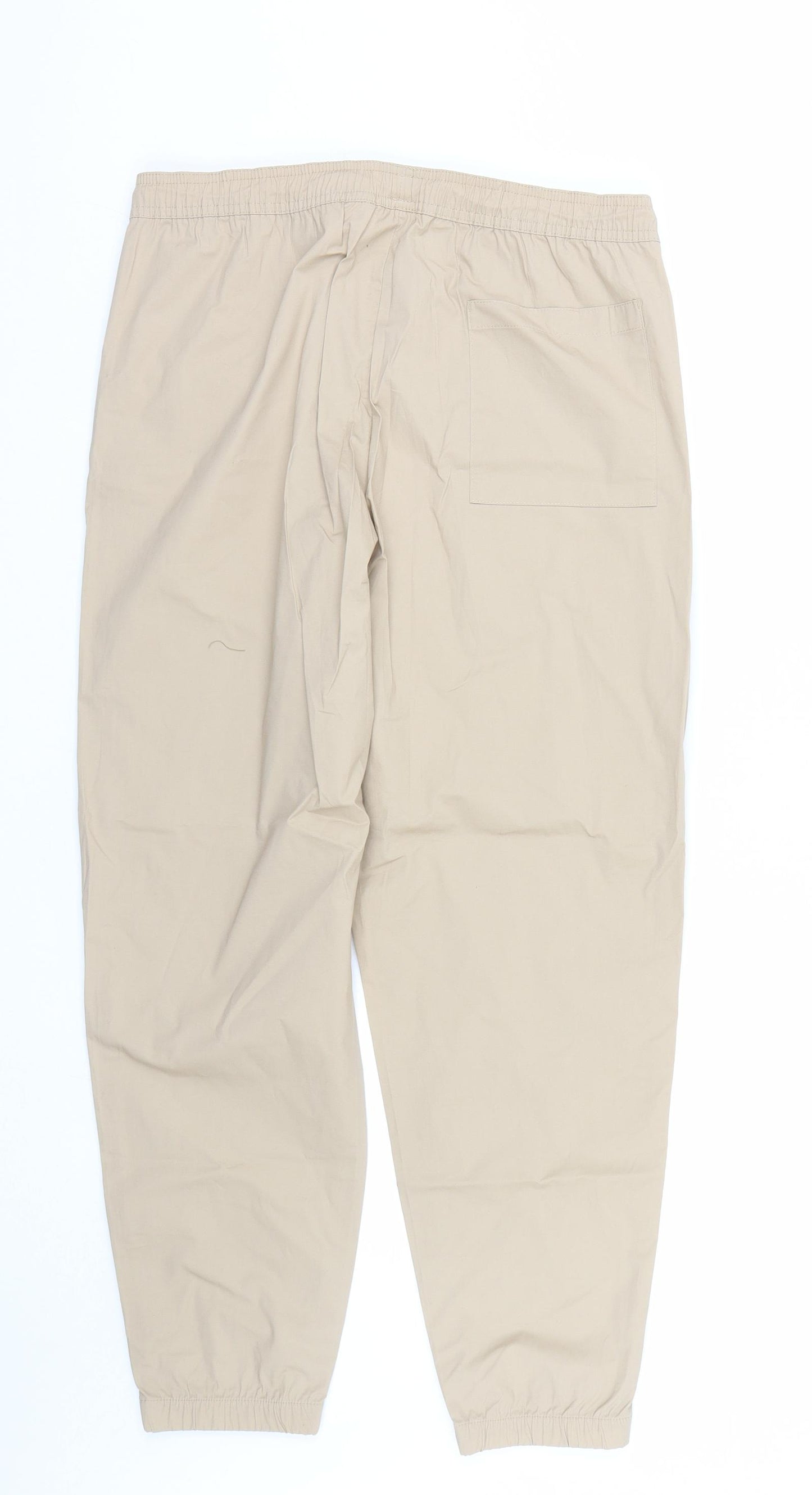 Mango Mens Beige   Capri Trousers Size 32 L26 in