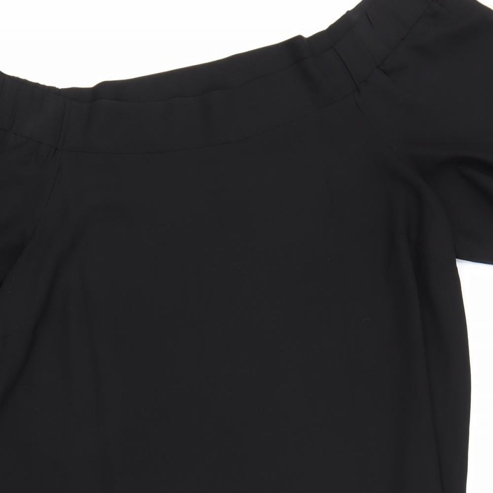 Simplybe Womens Black   T-Shirt Dress  Size 22