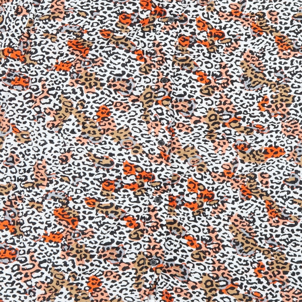 George Womens Multicoloured Animal Print  Basic Blouse Size 24