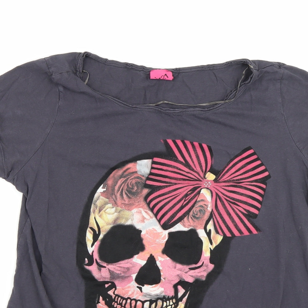 George Womens Grey   Basic T-Shirt Size 20