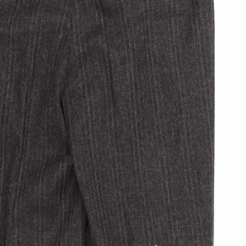 Autograph Womens Brown Striped  Trousers  Size 8 L26 in