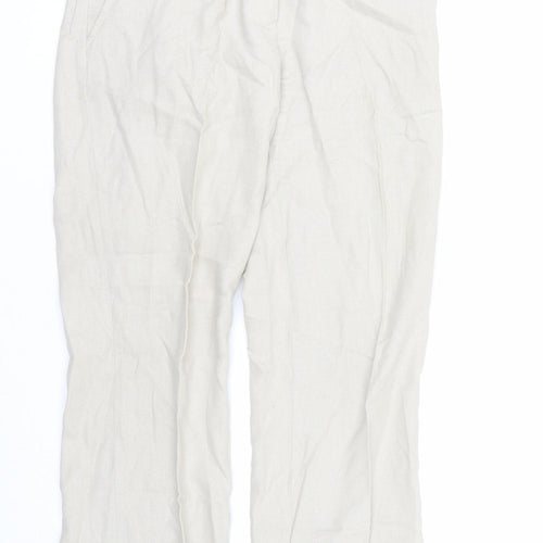George Womens Beige   Trousers  Size 8 L28 in