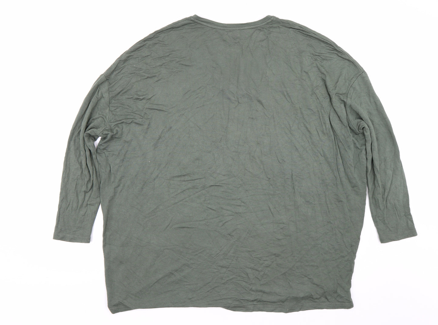 Hush Womens Green   Basic T-Shirt Size L