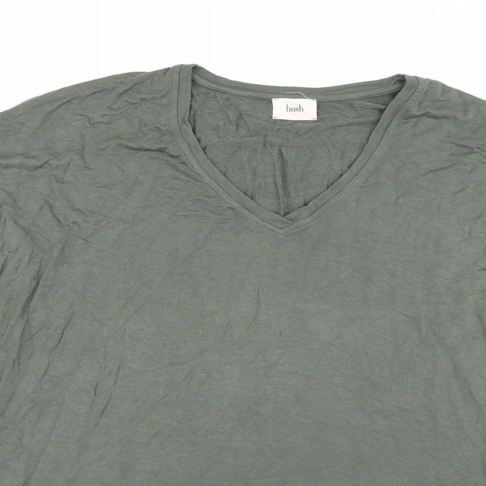 Hush Womens Green   Basic T-Shirt Size L