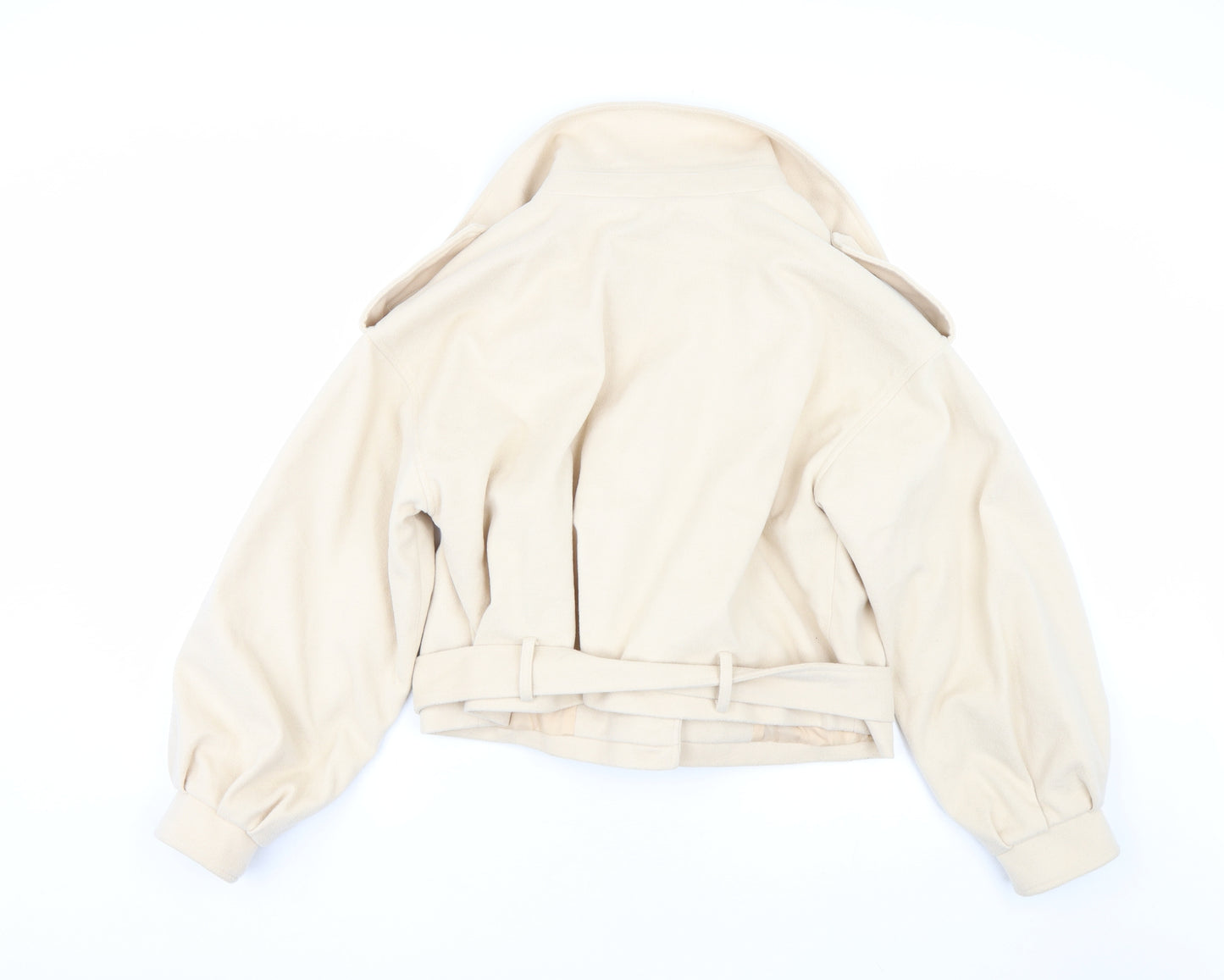 Missguided Womens Beige   Jacket Coat Size 14