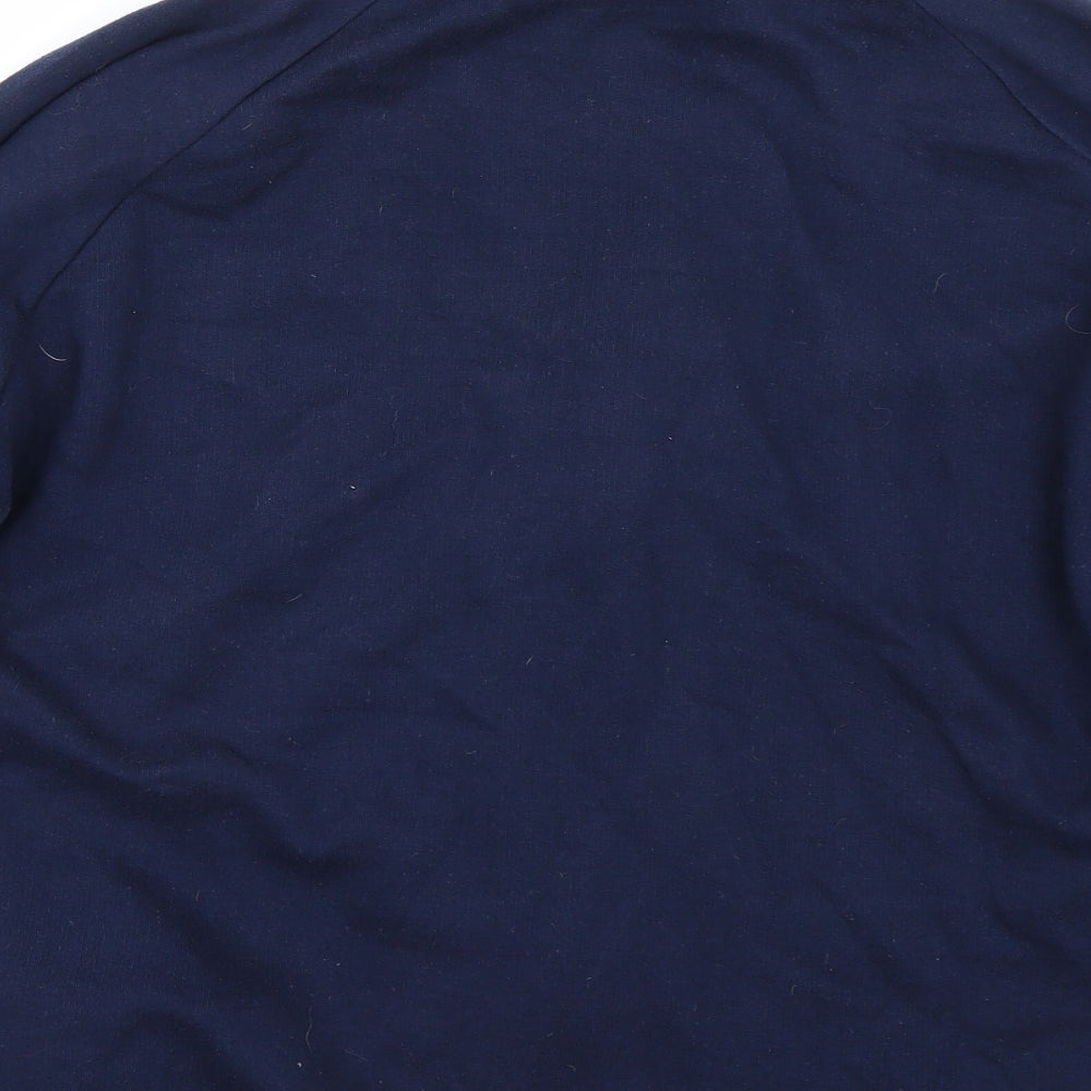 Classics Womens Blue   Full Zip Sweatshirt Size M