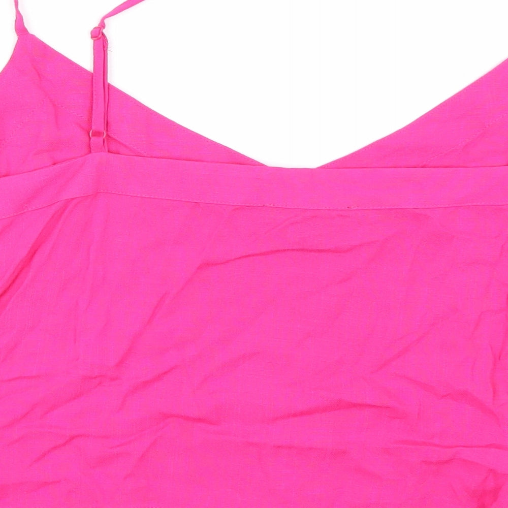Primark Womens Pink   Basic Tank Size 20