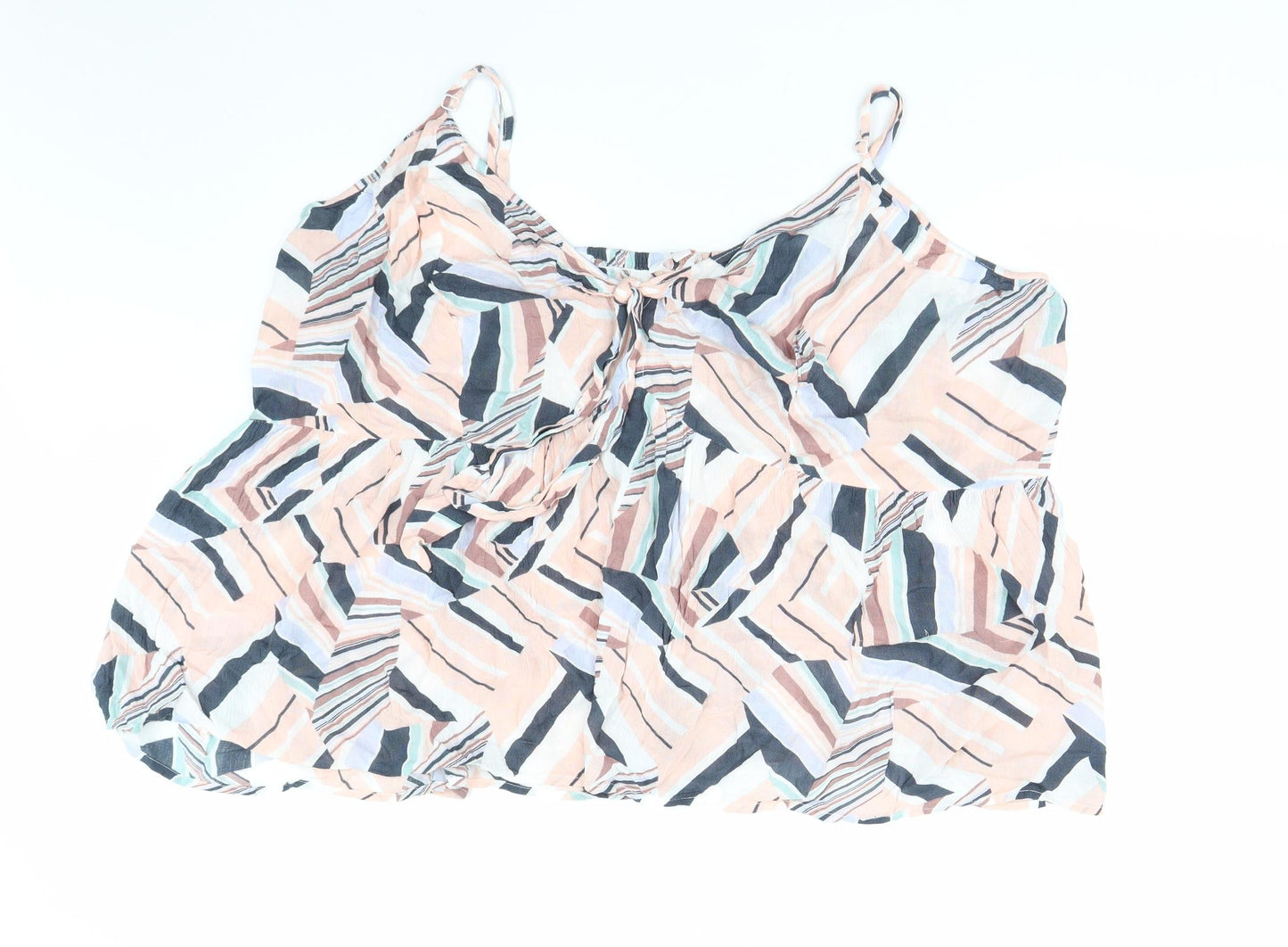 Pretty screts Womens Pink Geometric  Basic Tank Size 26