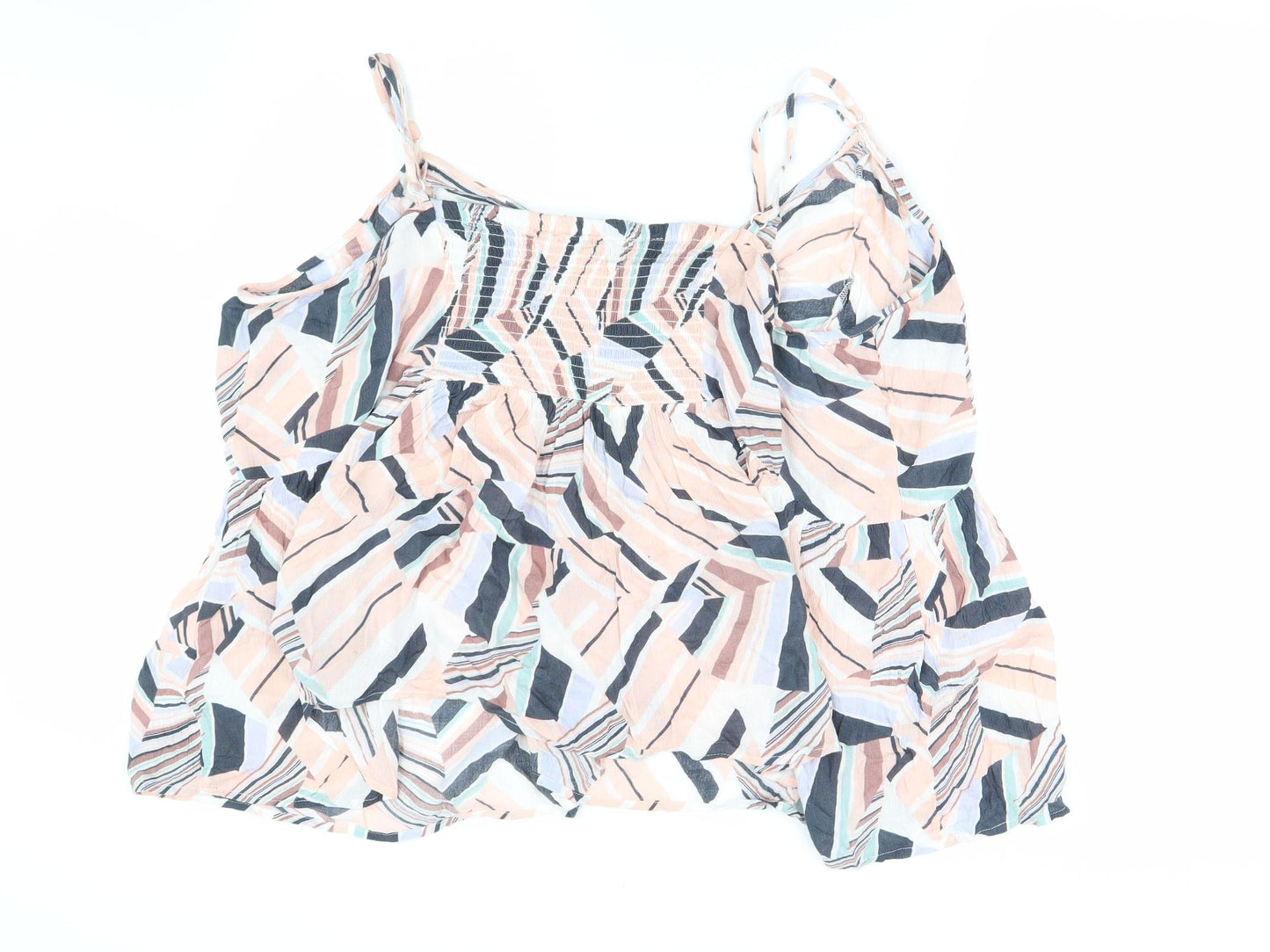 Pretty screts Womens Pink Geometric  Basic Tank Size 26