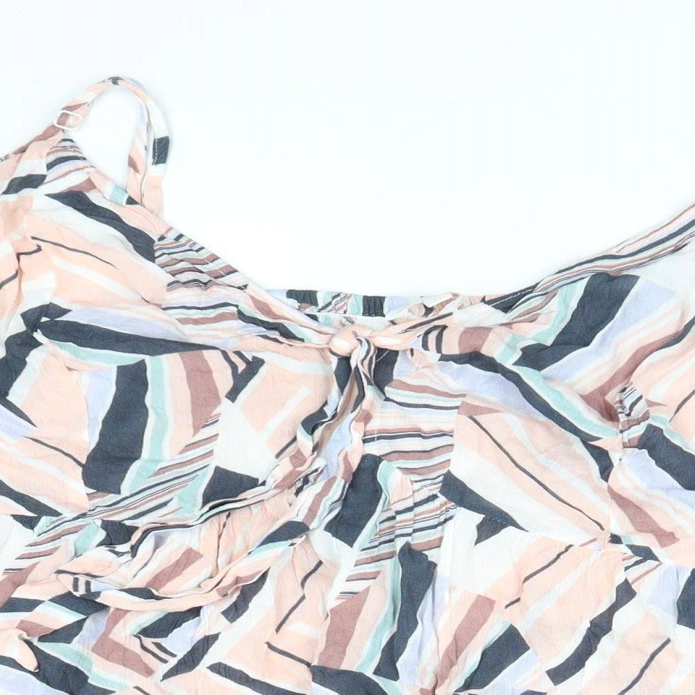 Pretty screts Womens Pink Geometric  Basic Tank Size 26
