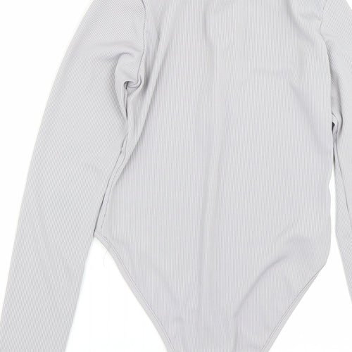 PRETTYLITTLETHING Womens Grey   Catsuit One-Piece Size 10