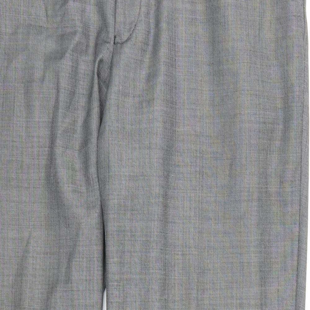 Preworn Mens Grey   Dress Pants Trousers Size 38 L29 in