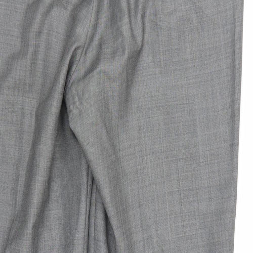 Preworn Mens Grey   Dress Pants Trousers Size 38 L29 in