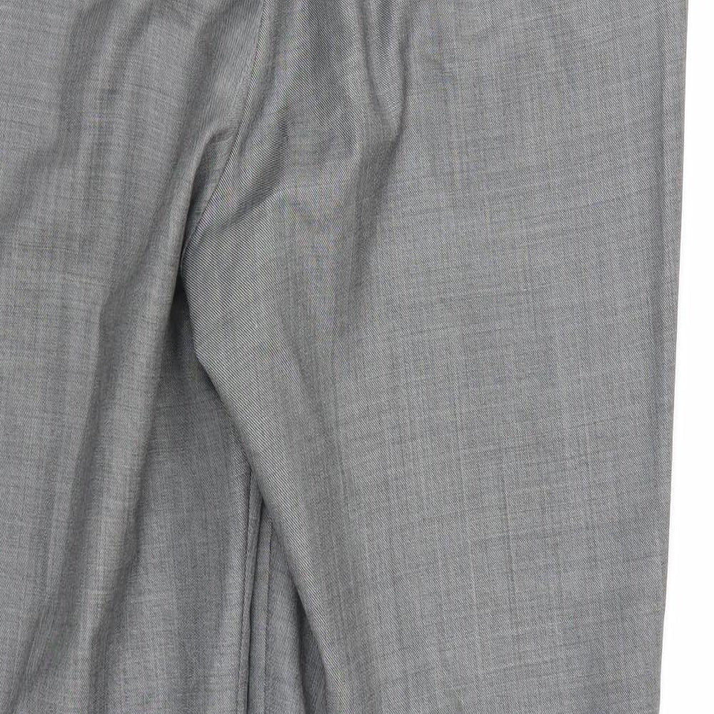 Preworn Mens Grey   Dress Pants Trousers Size 38 L29 in