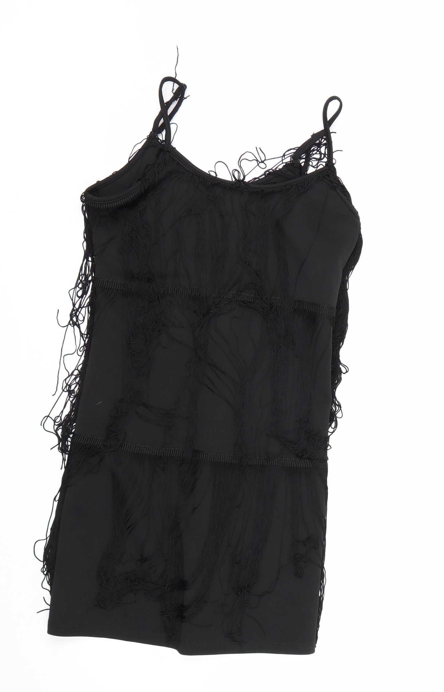 Select Womens Black   Tank Dress  Size 14