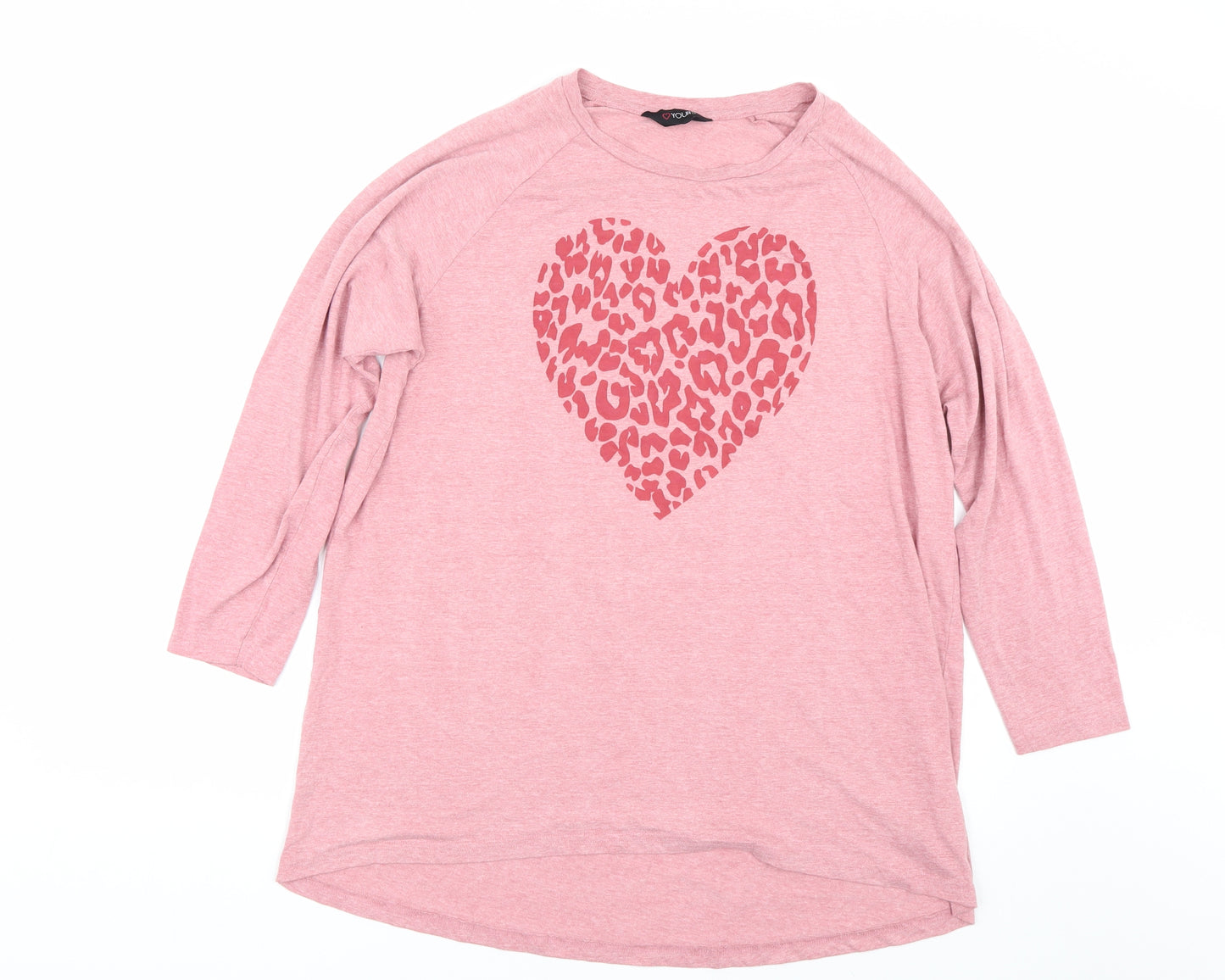 Love yours Womens Pink   Basic T-Shirt Size 20
