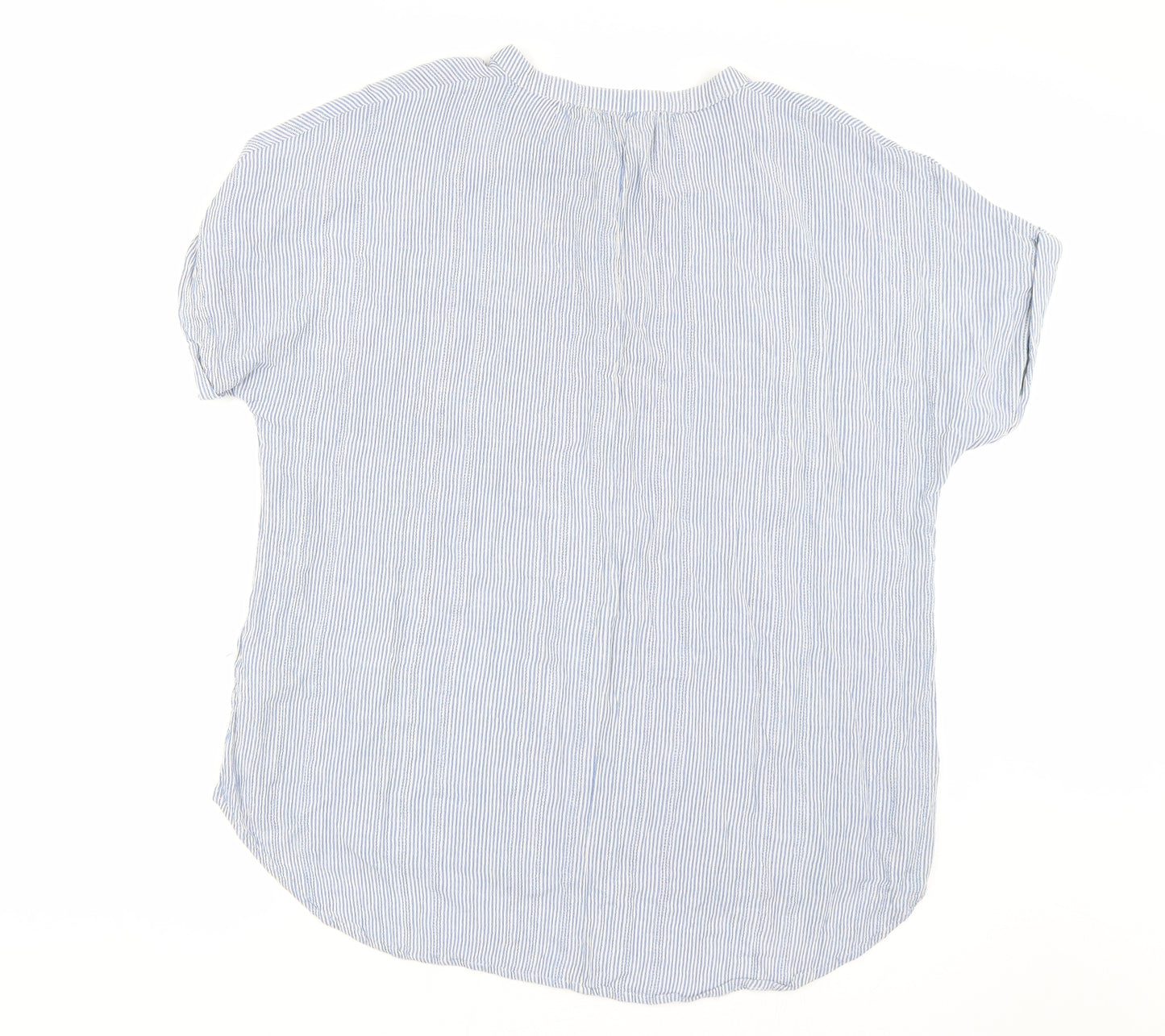 NEXT Womens Blue Striped  Basic Blouse Size 20