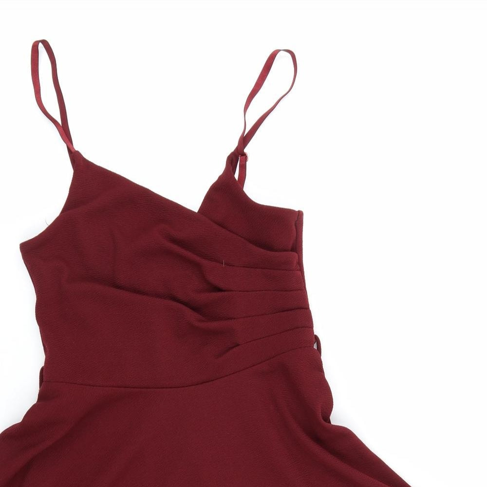 New Look Womens Red   Tank Dress  Size 10