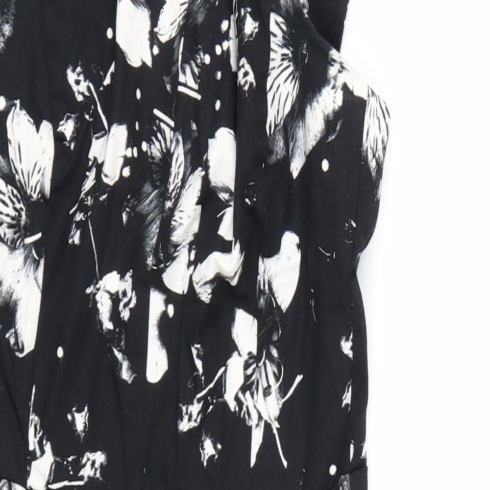 Atmosphere Womens Black Floral  Pencil Dress  Size 10
