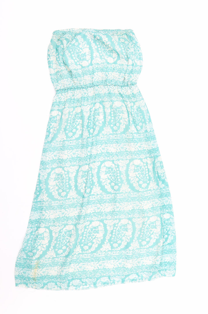 New Look Womens Blue Floral Fit & Flare Size 8