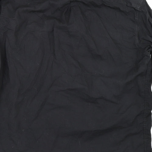 River Island Mens Black    Button-Up Size L