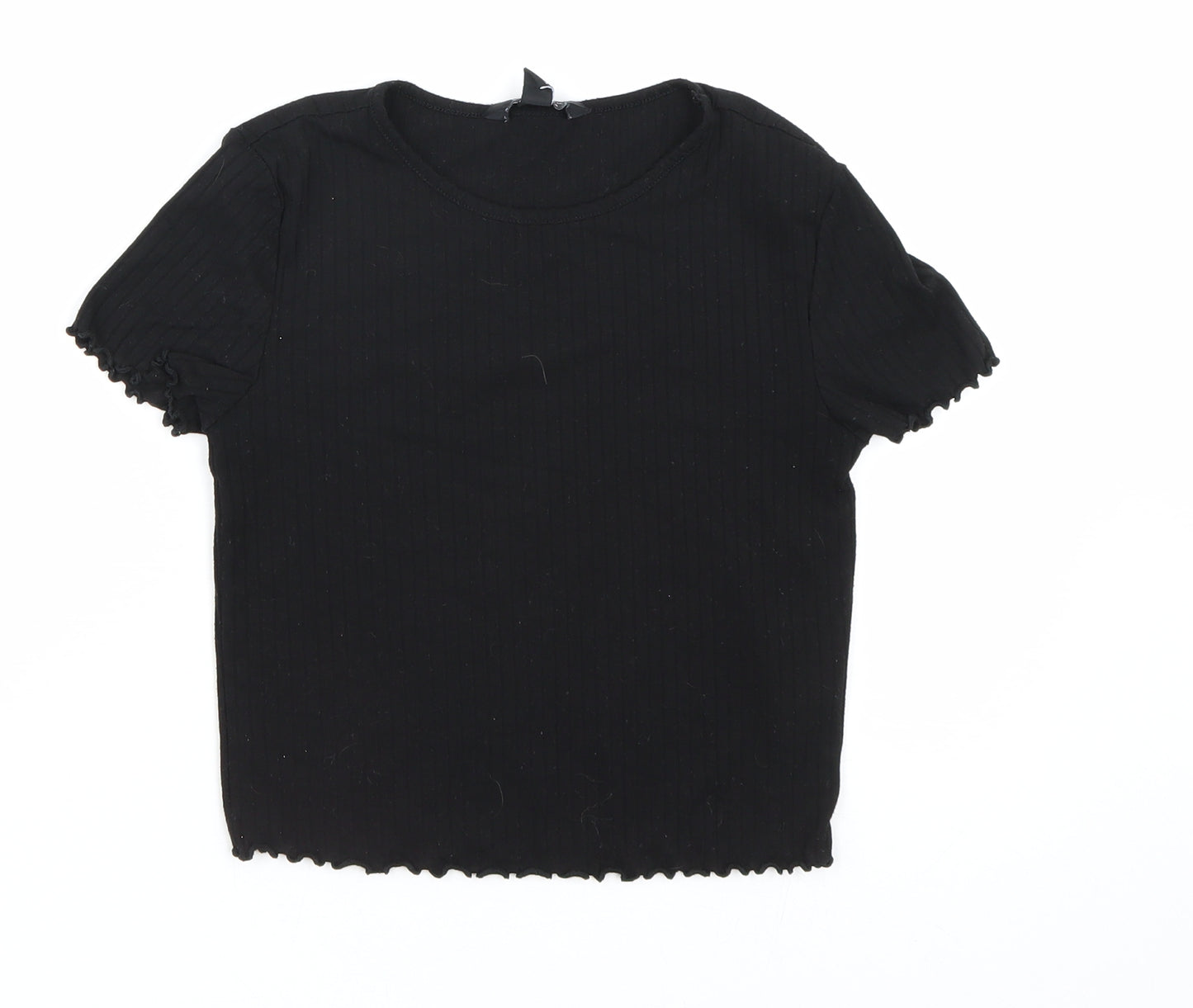New Look Girls Black   Basic T-Shirt Size 12-13 Years