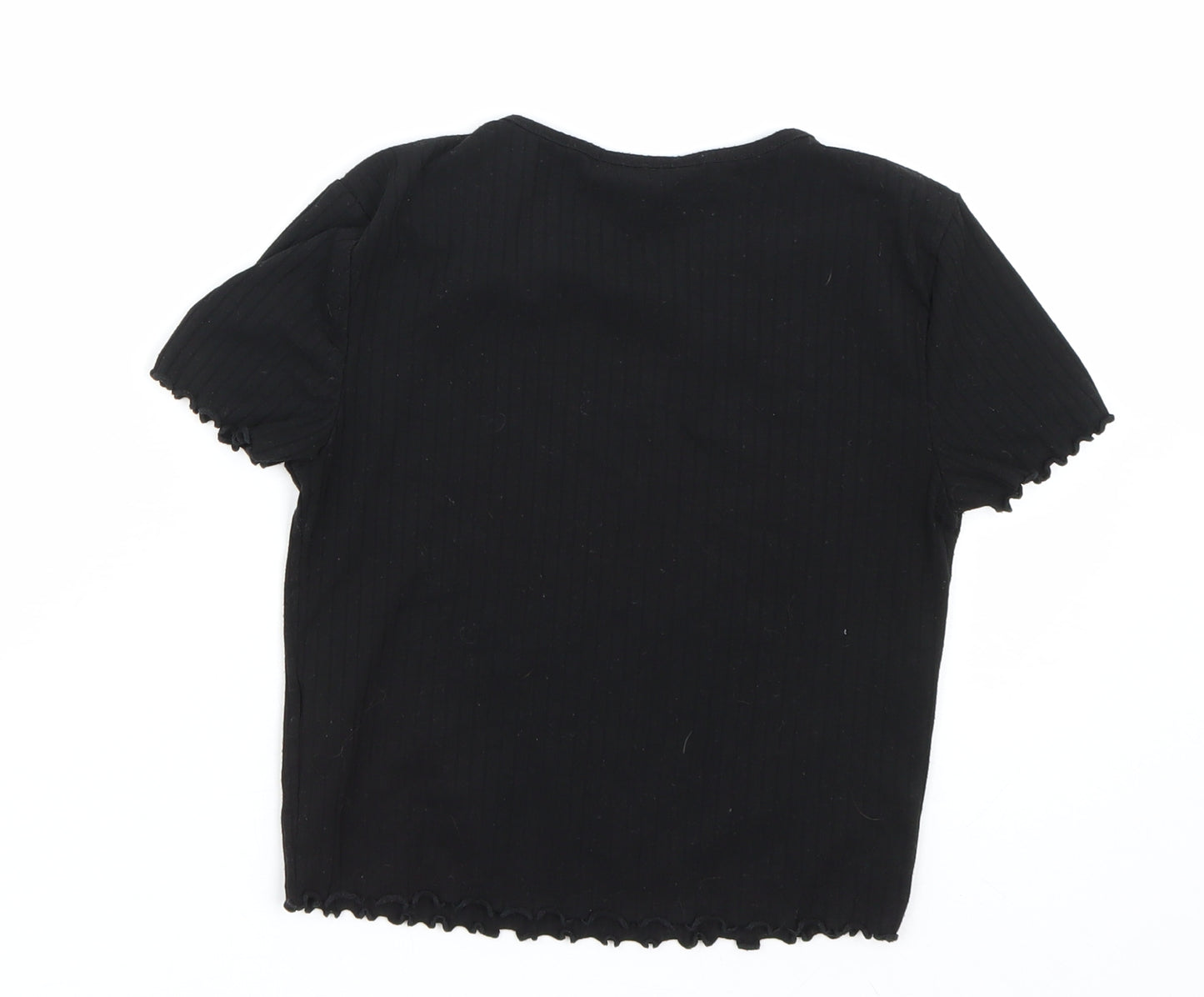 New Look Girls Black   Basic T-Shirt Size 12-13 Years