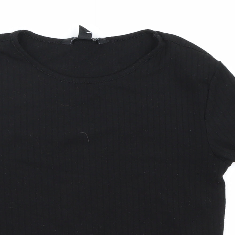 New Look Girls Black   Basic T-Shirt Size 12-13 Years