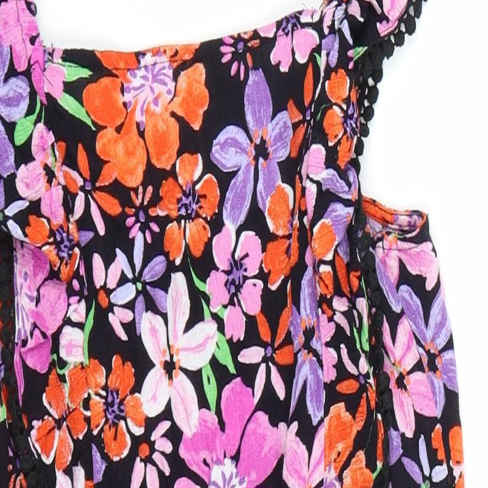 George Womens Multicoloured Floral  Playsuit One-Piece Size M