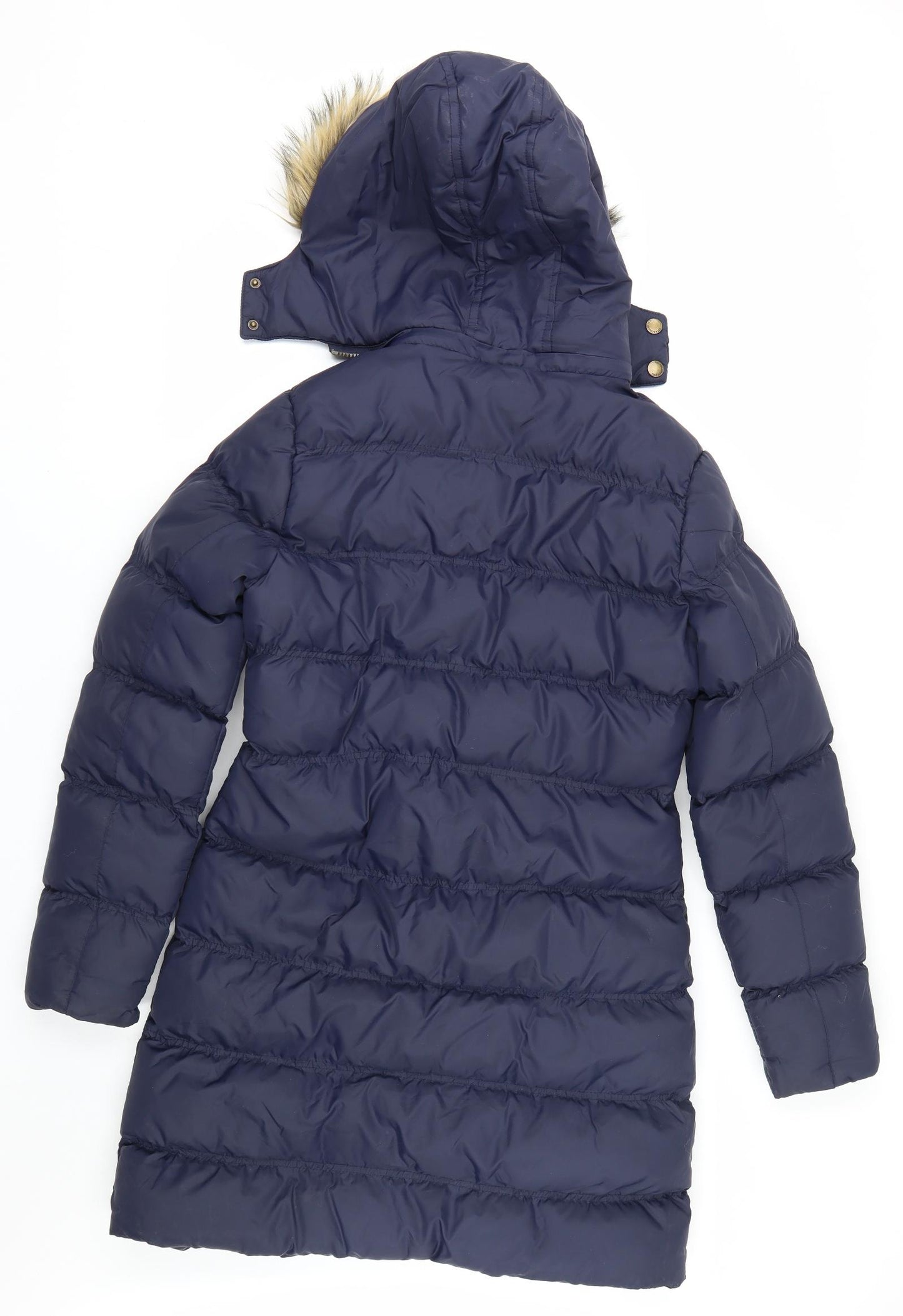 Brave Soul Womens Blue   Puffer Jacket Coat Size 12