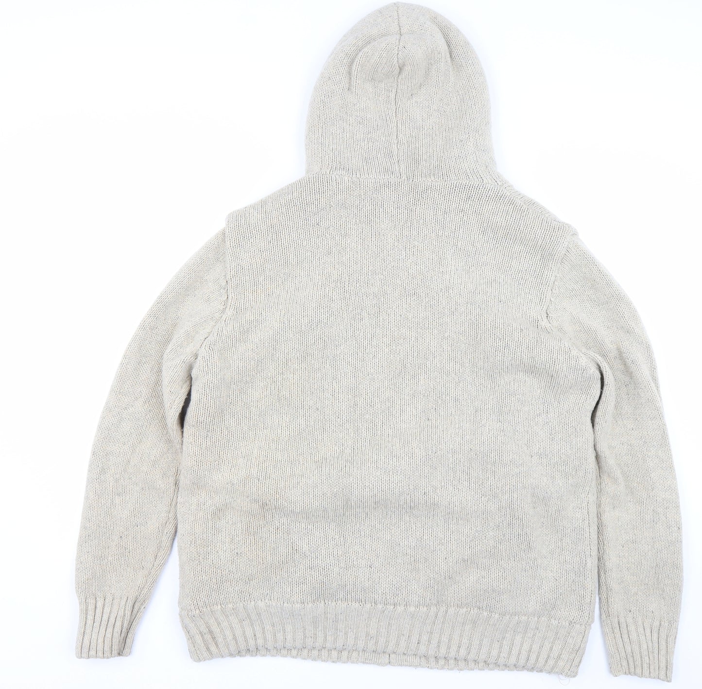Twisted Gorilla Mens Beige   Full Zip Jumper Size 2XL