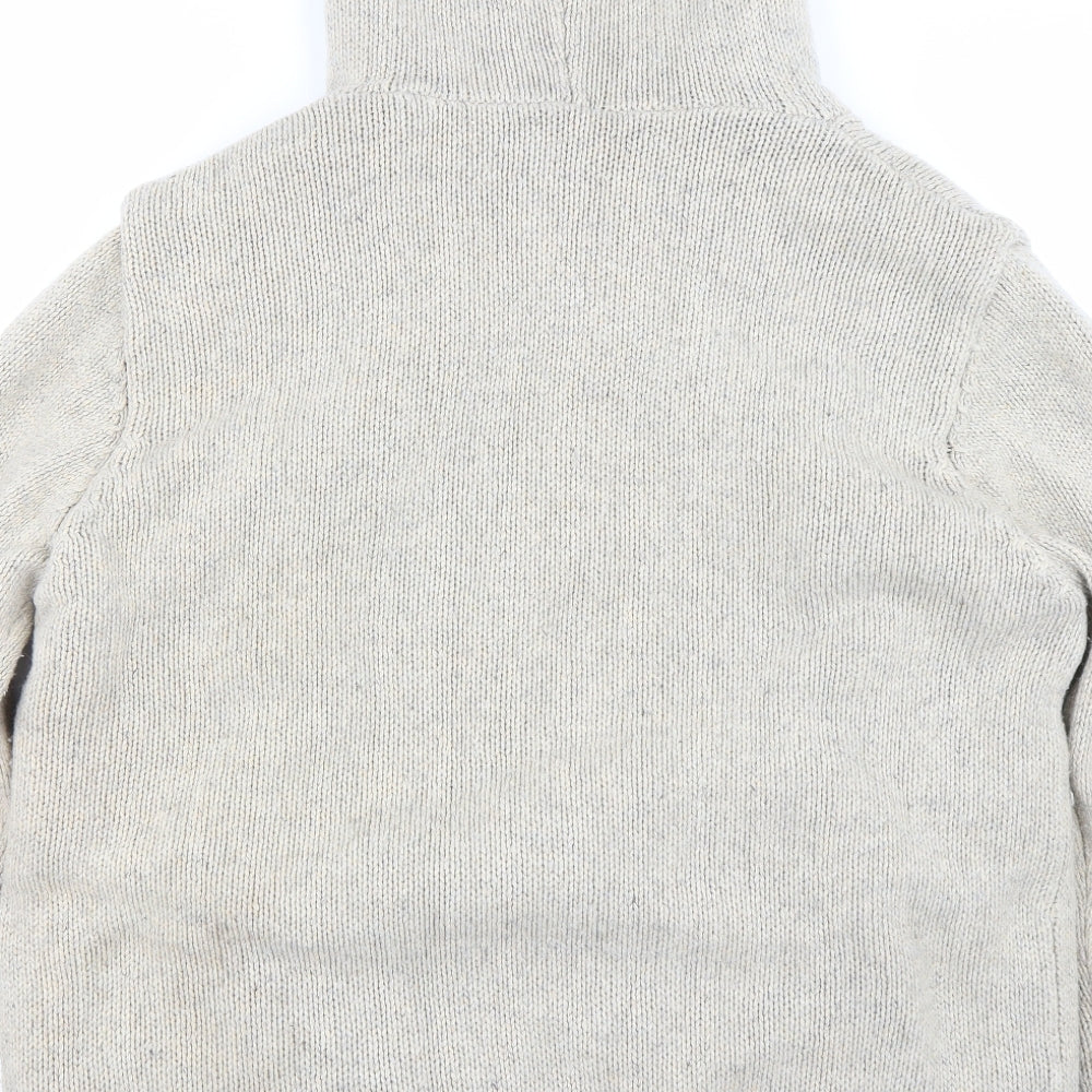 Twisted Gorilla Mens Beige   Full Zip Jumper Size 2XL